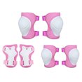 thumbnail image 1 of Ensemble de 6 Pcs 2 Protège-Poignets + 2 Coudières + 2 Genouillères Ajustables Respirantes Résistance aux Impacts Protection Tout Autour pour Enfants Sports de Plein Air, 1 of 8