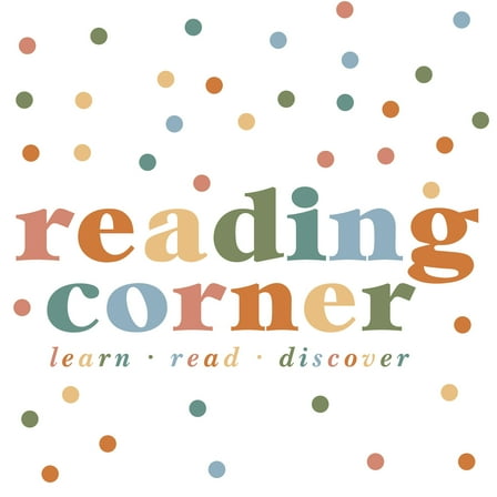 RoomMates Reading Corner Multicolor Wall Quote Decals