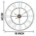 thumbnail image 4 of Sorbus 16" Quartz European Indoor Oversized Wall Clock, Easy To See Roman Numerals, 4 of 7