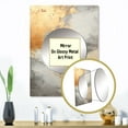 thumbnail image 3 of Designart "Golden Beige Storm Serenity I" Storms Mirror Wall Decor - Traditional Beige Landscapes Hallway Wall Mirror Art - 32" x 24" Inch, 3 of 5