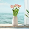 thumbnail image 2 of 12PCS Artificial Tulip Flowers 16 Inch - Real Touch Tulips with Leaves - Wedding & Home Decor Centerpiece for Spring & Special Occasions, 2 of 4