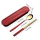 thumbnail image 4 of Injueey Utensilios de cocina Juegos portátiles de acero inoxidable 304 Vajilla reutilizable con caja Los estudiantes usan Diseño simple Desayuno Cena Mostrada Tipo 2 Injueey HA012725-02, 4 of 6