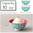 thumbnail image 2 of 10 oz Small Bowls Set of 6 - Ceramic Ice Cream Bowls, Small Dessert Bowls for Cereal, Snacks, Dipping Bowl for Kirchen, Decorative Bowls, Dishware and Microwave Safe, Portion Control Bowl, 2 of 8
