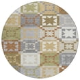 thumbnail image 2 of Addison Rugs Chantille Indoor/Outdoor Transitional Patchwork Gray Machine Washable Round Rug, 8' x 8', 2 of 8