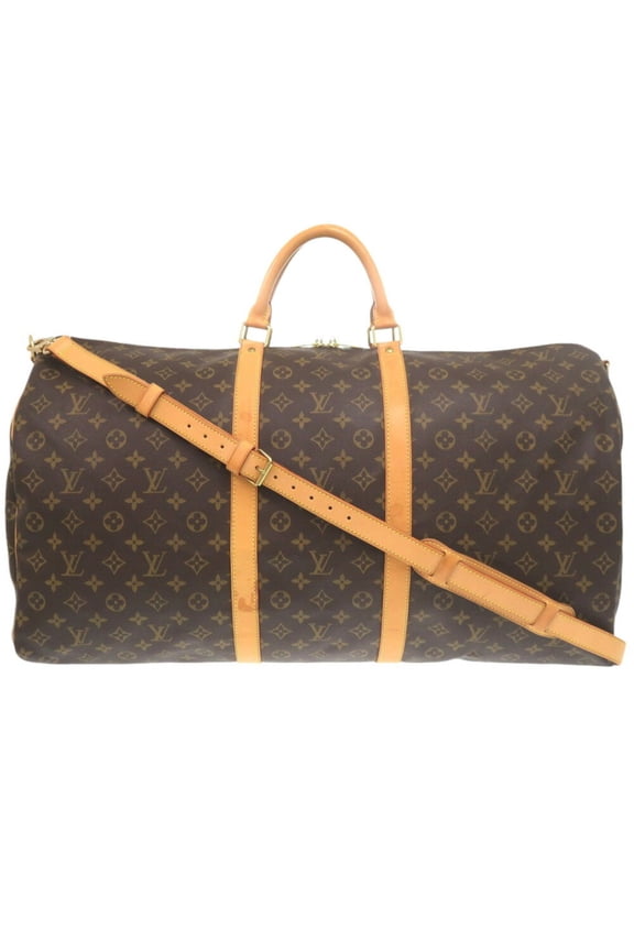 Pre-Owned Louis Vuitton Keepall Bandouliere 60 Monogram M41412 Boston Bag LV 0665... (Good)