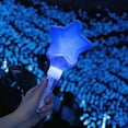 thumbnail image 2 of 20Pcs LED Glow Stick Star Shape Luminous Three Modes Flicker Camping Concert Cheering Tube Wedding Party Light Stick Supplies, 2 of 9