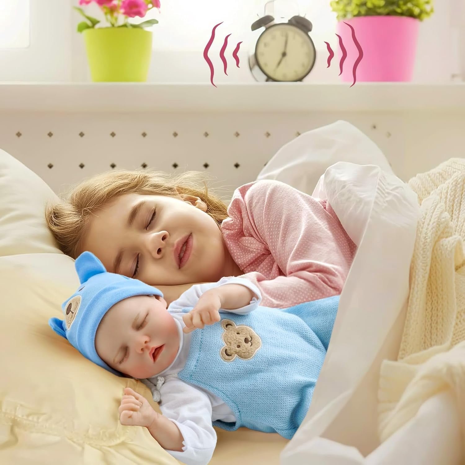 RSG Reborn Baby Dolls Full Cloth Body Real Life Baby Lifelike Reborn Babies with Accessories & Gift Box for Kids Age 3+