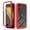 Red, variant on iPhone SE 2022 Case with Built in Screen Protector,Dteck Full-Body Shockproof Rubber Hybrid Protection Crystal Clear PC Back Protective Phone Case Cover for iPhone 7/8/SE 2020,Red