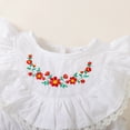 thumbnail image 5 of 5T Baby Girls Dress 6 Years Little Girls Sleeveless Dress Little Girl Summer Floral Dress Headband Set White, 5 of 9