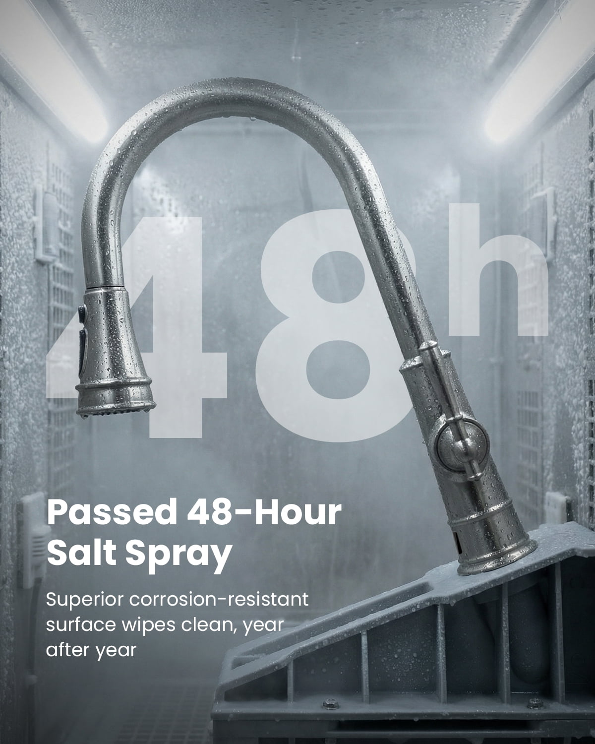 APPASO Touchless Kitchen Faucet Brushed Nickel, Motion Sensor Activated Hands-Free with Pull Down Sprayer, Smart Faucet for Kitchen Sink