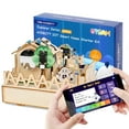 thumbnail image 1 of ACEBOTT QE001 ESP32 Kit de Démarrage Maison Intelligente avec Arduino/acecode(Éracle) - Plus, Kit de Codage Domotique Électronique, Ensemble de Capteurs de Construction Maison en Bois DIY, Ensemble Éducatif STEM pour Enfants 12+, 1 of 6