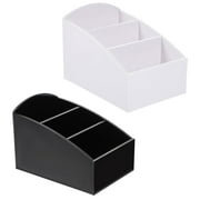 Desk Top Decor 2 Pcs Coffee Pod Storage Box Organizer Container Sugar Packets Bar Office