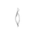 thumbnail image 2 of 14k White Gold Polished Freeform Pendant Necklace Pendant for Women - 1.5 Grams, 2 of 2