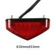 thumbnail image 6 of 12V Motorcycle 12 LEDs Tail Light Bike Mini Rear Running Brake Lamp Bright., 6 of 9