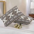 thumbnail image 2 of Lumbar Pillow Covers 20x12 Inch Set of 2, Brown Boho Waterproof Outdoor Pillow Covers, Southwestern Ethnic Aztec Retro Geometric Decorative Cushion Pillowcases for Couch, Sofa, Bed, Garden, Patio, 2 of 9