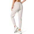 thumbnail image 2 of Pantalones deportivos Joggers SANTINY ligeros para correr para mujer, color beige, 2 of 5