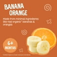 thumbnail image 4 of (4 pack) Earth's Best Organic Stage 2 Baby Food, Banana Orange Fruit Puree, 3.5 oz Pouch, 4 of 11