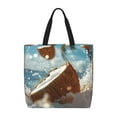 thumbnail image 1 of Easygdp Fresh Coconut Splash Bolsa Tote para Mujer, Bolso de Hombro para Trabajo, Playa, Viajes, Compras y Supermercado, 1 of 7