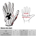 thumbnail image 4 of BOODUN Paire de Gants de Baseball Rouges Taille M - Silicone et Spandex Durables pour une Performance de Jeu Améliorée, 4 of 6