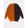 thumbnail image 3 of Vestido De Punto Con Patrón De Cara De Calabaza De Halloween, Vestido Informal De Manga Larga Con Bloques De Color Para Invierno Y Otoño, Ropa De Mujer, 3 of 4