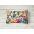 thumbnail image 2 of Carolines Treasures 8538PW1216 Barqs and Crabs Decorative Canvas Fabric Pillow, 12H x16W, multicolor, 2 of 3