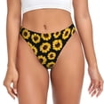 thumbnail image 1 of Fotbe Sunflower 6 Tanga Sin Costuras para Mujer con Estampado – Panties Invisibles, Transpirables y Cómodos para Uso Diario-Small, 1 of 6