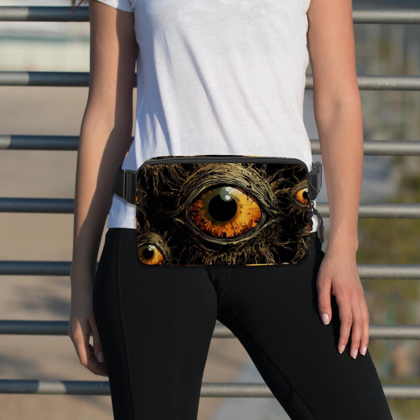 Halloween eyeballs Lightweight Running Belt Waist Bag with Extension Strap and Money Belt - Unisex