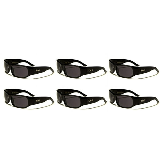 Locs 6 Pack HOT Black 9004 OLD SCHOOL Sunglasses  NWT Hardcore Gangster OG