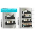 thumbnail image 5 of Clearance Rack under $10,Movable Rack Black Shelf For Refrigerators Kitchen Rack Organizer For Fridge And Microwave Oven, 5 of 9