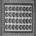 thumbnail image 1 of Ahgly Company Indoor Square Persian Gray Traditional Area Rugs, 4' Square, 1 of 1