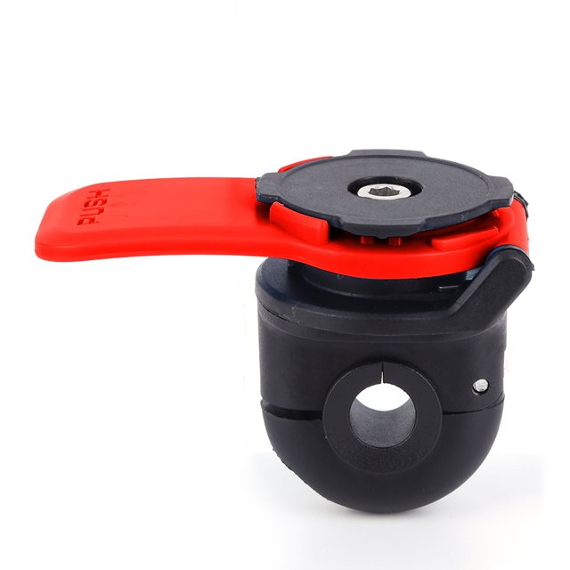 Soporte de teléfono para motocicleta con clip de liberación rápida para andar en bicicleta (rojo A) Tmvgtek Accesorios para bicicletas