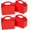 Pop-up Red-1 Count (Pack of 50), variant on Pop-up Red Paper Gift Boxes 1 Count (Pack of 50) for Party Favors and Gifts