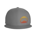 thumbnail image 3 of DouZhe Flat Brim Cap Snapback Hat, Gaming Game Controller Prints Adjustable Gray Adult Baseball Cap, 3 of 6