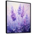 thumbnail image 2 of Designart "Serenity of Lavender IV" Floral Framed Wall Art - Traditional Purple Herbs Living Room Framed Canvas Art, 2 of 6
