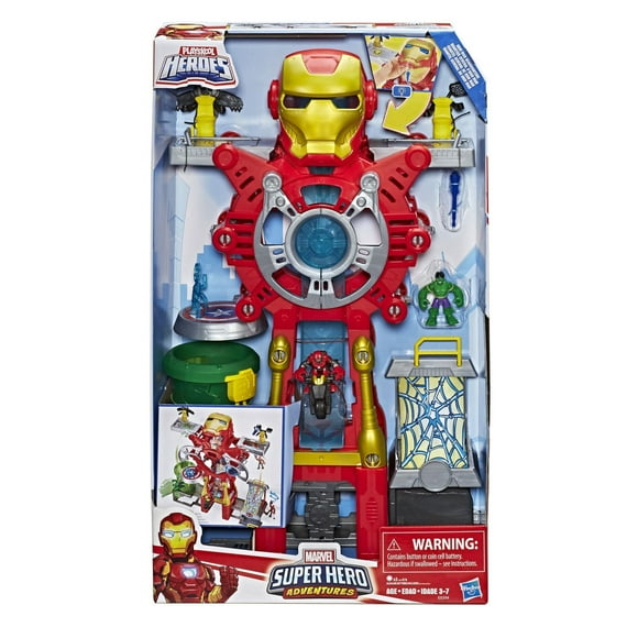 Playskool Heroes Marvel Super Hero Adventures - Quartier général d'Iron Man