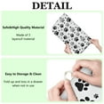 thumbnail image 6 of Grey Dog Paw Footprint Dish Drying Mat for Kitchen 1 Pack, Ultra Absorbent Microfiber Dishes Drainer Mats,16"x18", 6 of 6