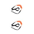 thumbnail image 2 of Advancent Kayak Oars Paddles Cuerda de seguridad Elástico Colorido Anti-perdida Tie Down Longitud ajustable Surf Flexible Accesorios al aire libre Naranja 2piezas Advancent CBP165079, 2 of 5