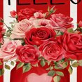 thumbnail image 3 of Valentine's Day Decorations Valentine's Day Heart Print Table Flags Party Table Kitchen Mats, 3 of 5
