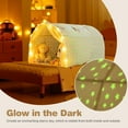 thumbnail image 6 of INFANS Kids Bed Tent with Glow in The Dark, Portable Children Playhouse Privacy Space Twin with Mat Star Light Double Net Curtain, Indoor Outdoor Princess Tents Castle for Boys Girls, 6 of 10