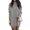 Grey, variant on Innerwin Pullover Jumper Crew Neck Ladies Sweater Dress Winter Long Sleeve Chunky Mini Dresses Black XL