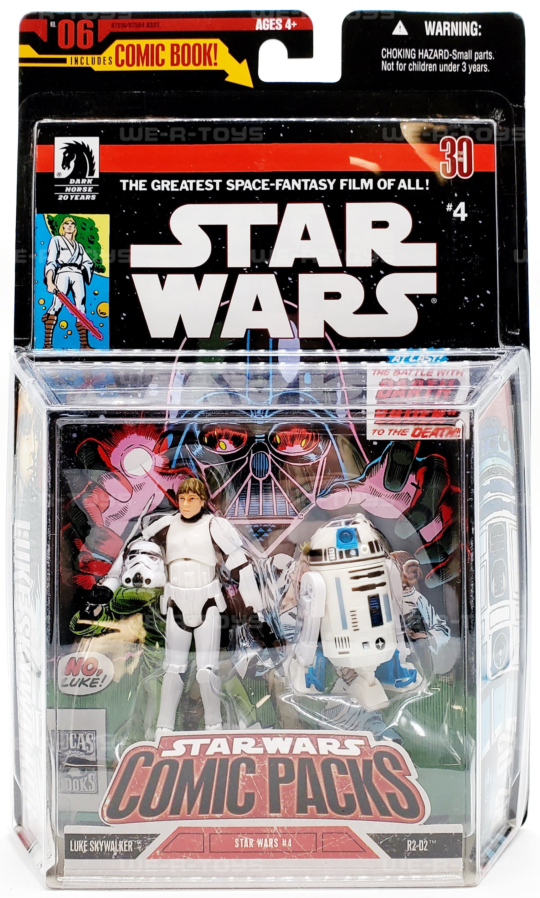 Star Wars Comic Packs 2006 Luke Skywalker in Stormtrooper Disguise