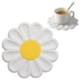 thumbnail image 2 of 1Pc Daisy Silicone Trivets, 6.7 Inch Silicone Trivets for Hot Pots and Pans, Non Slip Silicone Pot Holders, Anti-Slip Coaster, Creative Placemats for Kitchen Countertop, Table Protection & Dining, 2 of 5