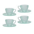thumbnail image 1 of 4x Juego de Tazas de Té para Casa de Muñecas, Juego de Simulación, Vajilla en Miniatura, Decoración de Casa de Muñecas para Casa de Muñecas , VERDE, 1 of 8