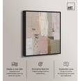 thumbnail image 2 of Misty Pink Dawn III Canvas Print Neutral Boho Art by Art Remedy, Black Frame, 24 x 30, 2 of 6
