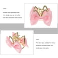 thumbnail image 4 of KONTONTY Portable Lightweight Metal Bow Clips for Various Hairstyles 2Pcs, 4 of 7