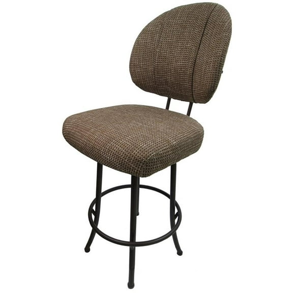 Swivel Counter 26" Bar Stool - M-75 Metal Brown Frame