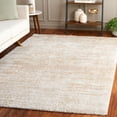 thumbnail image 2 of SAFAVIEH Tahoe Trudi Distressed Shag Area Rug, Ivory/Gold, 6'7" x 6'7" Square, 2 of 8