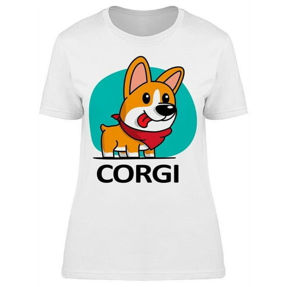 Pretty Corgi T-Shirt Women -Image by Shutterstock, Female Medium