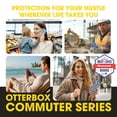 thumbnail image 5 of OtterBox Commuter MagSafe Case for iPhone 17e/16e/15/14/13 – Blue/Pink – Slim, Shockproof, Dual Layer Drop Protection, 5 of 7
