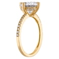 thumbnail image 2 of 10k gold created moissanite 3.3 cttw bridal ring, 2 of 2